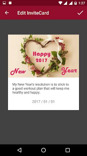 New Year Greetings 2017 screenshot 2