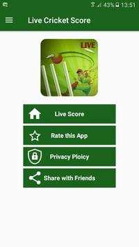 Live Cricket Score screenshot 1