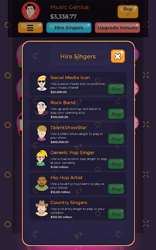 Talent Manager - Idle Music Clicker screenshot 4