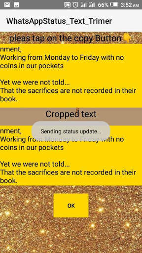 Text Editor Status  app screenshot 4