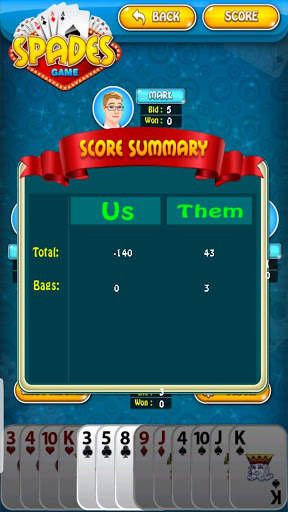 Spades Card Game screenshot 8