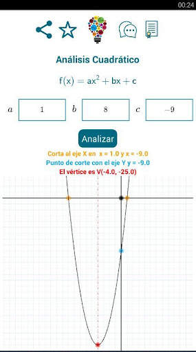 Análisis Cuadrático screenshot 2