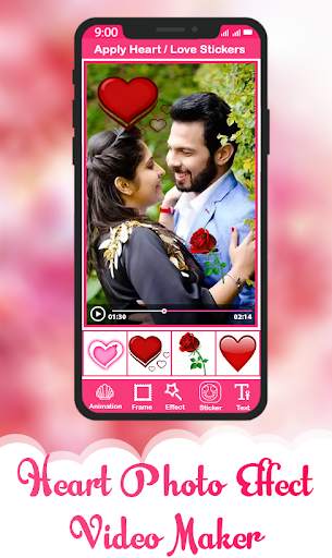 Heart Photo Effect Video Maker : Love Video Maker скриншот 6