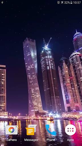 Night City Dubai Video LWP screenshot 4