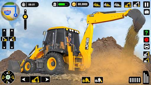 JCB Construction Driving Game screenshot 2