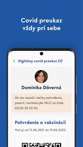 Dôvera aplikácia screenshot 4