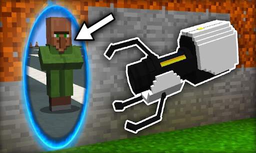Portal Guns Mod for Minecraft PE screenshot 2