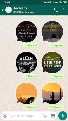 ISLAMIC Stickers for Whatsapp - WAStickerApp screenshot 6