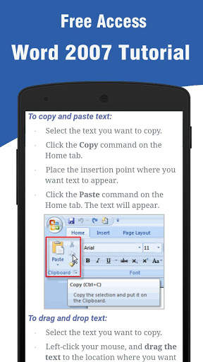 Learn Word 2007 screenshot 2