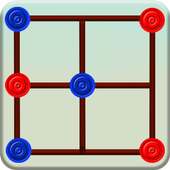 Three Men's Morris - 3 Stone Game logo