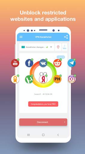 VPN Kazakhstan - get free Kazakhstan IP screenshot 2