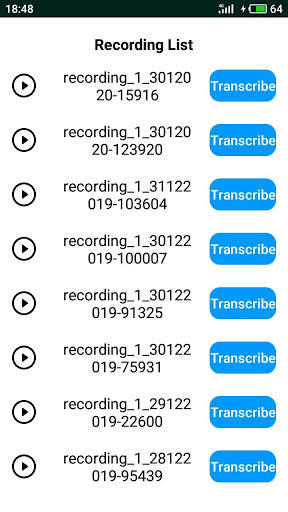 speech to text screenshot 2