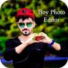 Boy photo editor icon