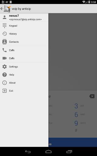 Voip By Antisip ( Video) screenshot 7