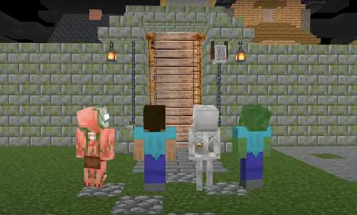 granny horror minecraft skin screenshot 4