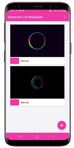 Audio Spectrum Live Wallpaper screenshot 1