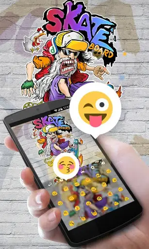 Skate GO Keyboard Theme screenshot 3