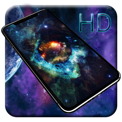 Neon Galaxy APUS Live Wallpaper icon