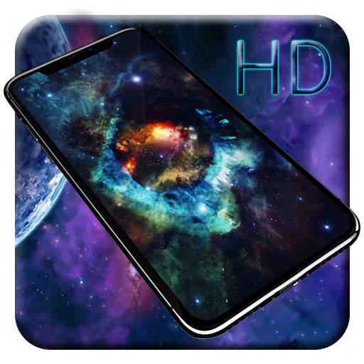 Neon Galaxy APUS Live Wallpaper 1.0