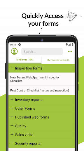Kizeo Forms, Mobile forms screenshot 1
