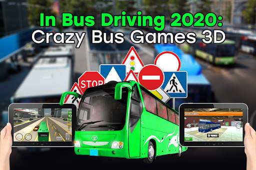 In Bus Driving 2020: Racing Bus 3D screenshot 1