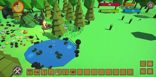 Epic Survival Craftsman MineIsland Builder Lite screenshot 2