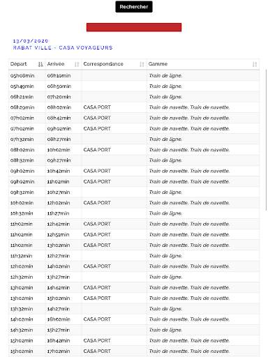 ONCF HORAIRES screenshot 7