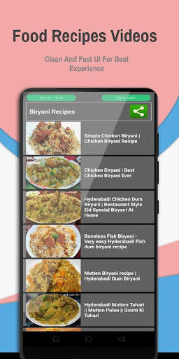 Food Recipes Videos App - 2020 Step by Step screenshot 5