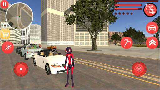 Amazing Superhero Stickman Rope Hero Gangstar screenshot 1