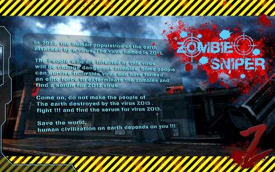 Zombie Sniper (FPS) screenshot 1