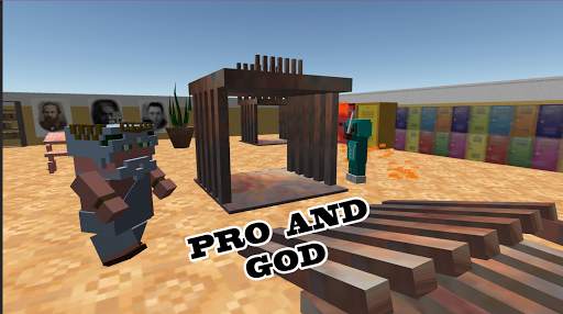Noob Vs Pro : Zombie monster school screenshot 5