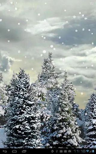 Snowfall Free Live Wallpaper screenshot 1