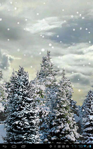 Snowfall Free Live Wallpaper screenshot 1