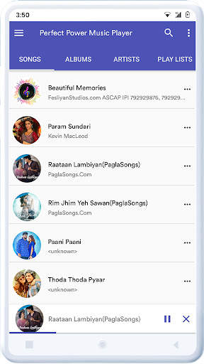 Perfect Power Audio MP3 Music player screenshot 2