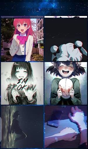 sad girl wallpaper anime screenshot 1