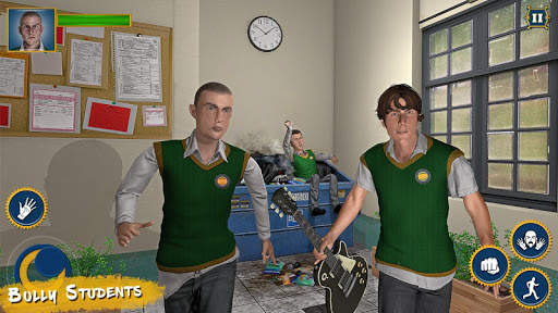 Real High School Fighting - Gangster Crime Sim 3D screenshot 7