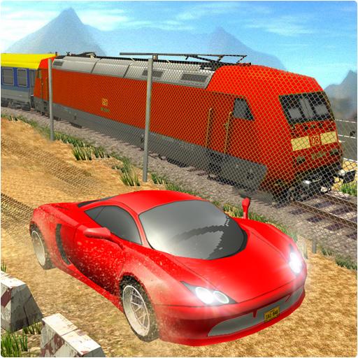 Car vs Train: High Speed Racing Game आइकन