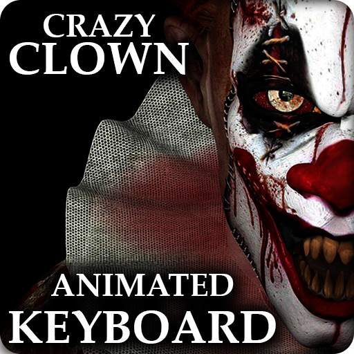 Crazy Clown Keyboard Theme - Animated Keyboard screenshot 1