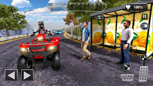 ATV Quad Bike Taxi Offroad Cab Driving screenshot 1