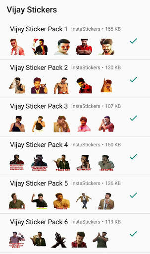 Thalapathy Vijay Stickers for  WhatsApp screenshot 1