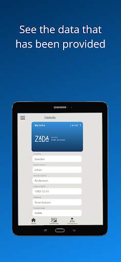 ZADA digital identity wallet screenshot 9