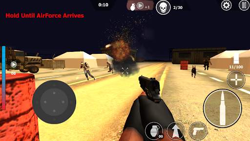 Game Horor Zombie mendarat screenshot 2
