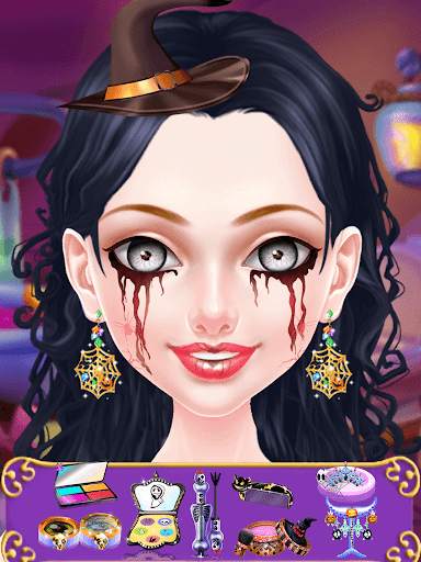 Halloween Makeup Salon Games For Girls screenshot 2