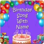 Birthday Song with Name logo