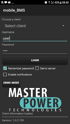 MPT MOBILE BMS screenshot 1