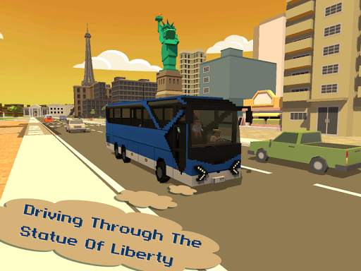 Coach Bus Driving Simulator: Craft City screenshot 5