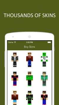 3D Boy Skins for Minecraft PE screenshot 5