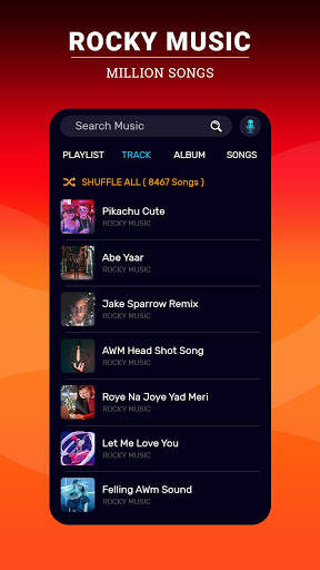 ROCKY Music- Play Music, Audio & Download Mp3 Song screenshot 4