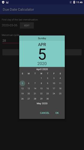 Due Date Calculator 2 تصوير الشاشة