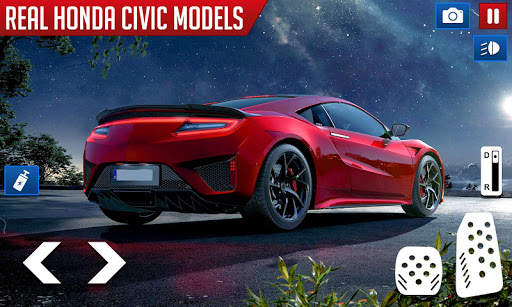 Drifting and Driving Simulator Civic Game screenshot 8